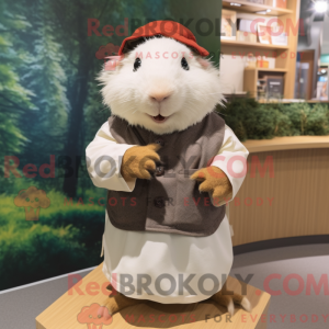 White Guinea Pig mascot...