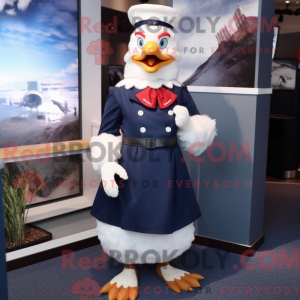 Maskottchenkostüm Navy Hens...