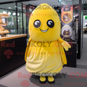 Yellow Sushi mascot costume...