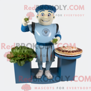 Blue Caesar Salad mascot...