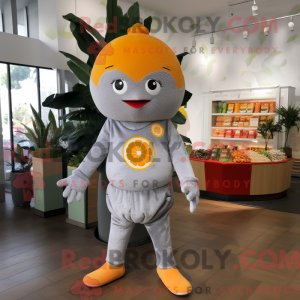 Sølv Grapefrugt maskot...