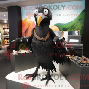 Sort Archaeopteryx maskot...