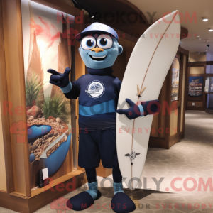 Navy Surfboard mascot...