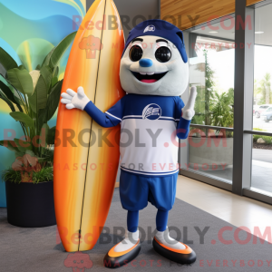 Navy Surfboard mascot...