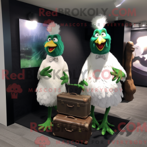 Green Roosters maskot...