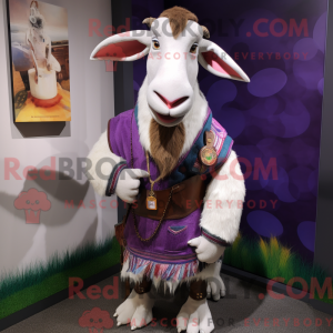 Purple Boer Goat mascot...