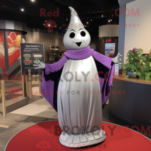 Sølv aubergine maskot...