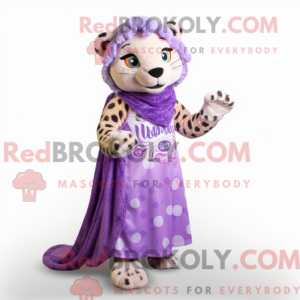 Lavender Leopard mascot...