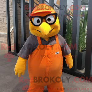 Orange Pigeon mascot...