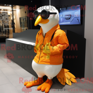 Orange Pigeon mascot...