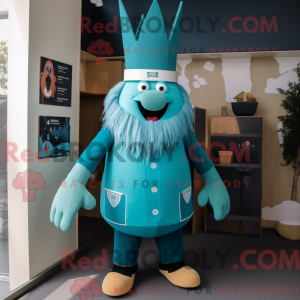 Teal King máscara de...