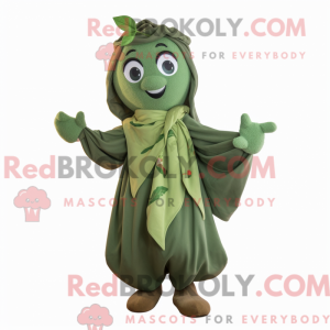 Oliven Spinat maskot...