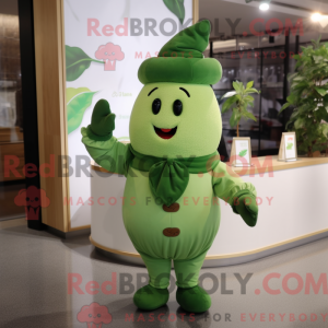 Oliven Spinat maskot...