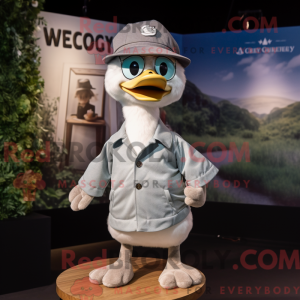 Silver Gosling mascot...
