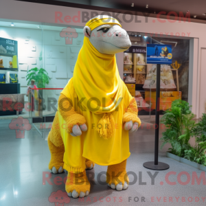 Citrongul Camel maskot...