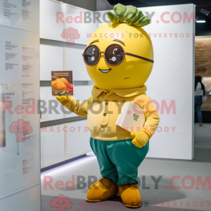 Gold Beet Maskottchen...
