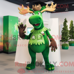 Forest Green Moose máscara...