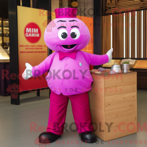 Magenta Dim Sum mascot...