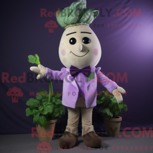Lavendel majroe maskot...