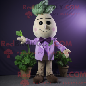 Lavender Turnip mascot...