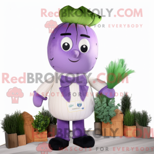 Lavender Turnip mascot...