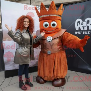 Postava maskota Rust Queen...