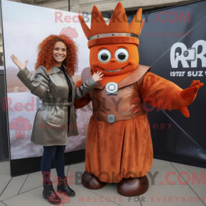 Rust Queen mascottekostuum...