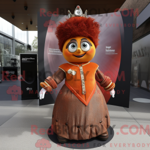 Rust Queen mascot costume...