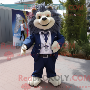 Navy Porcupine maskot...