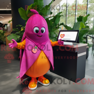 Magenta Mango maskot...