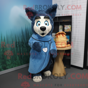 Blue Shepard S Pie mascot...