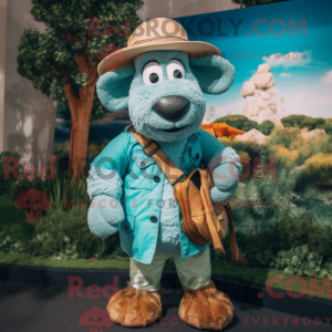 Turquoise Merino Sheep...