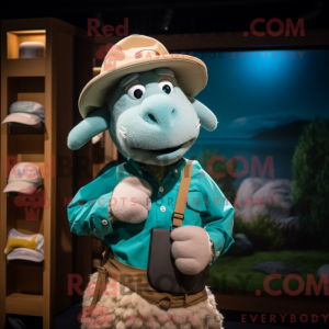 Turquoise Merino Sheep...