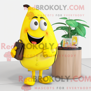 Lemon Yellow Baa mascot...