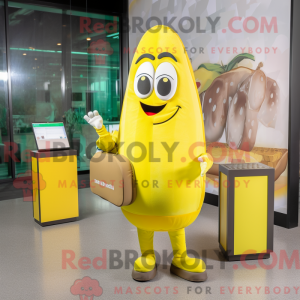 Lemon Yellow Baa mascot...