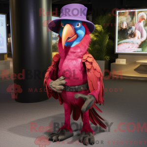 Magenta Macaw mascot...