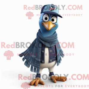Postava maskota Navy datel...