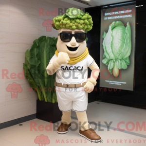 Beige Caesar Salad mascot...