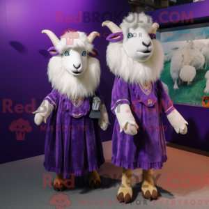Lilla Angora Goat maskot...
