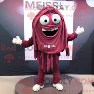 Maroon Medusa maskot...