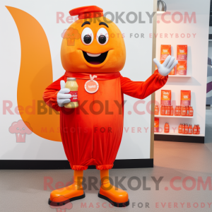 Garrafa de laranja de...