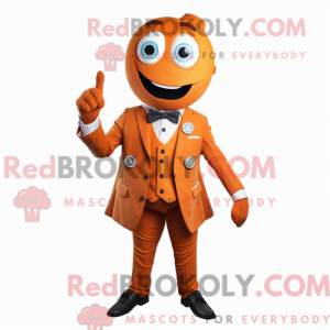 Rust Orange mascot costume...