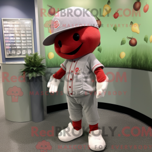 Gray Strawberry mascot...
