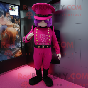 Magenta Civil War Soldier...