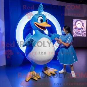 Blue Goose maskot kostume...
