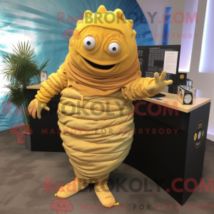 Yellow Trilobite mascot...