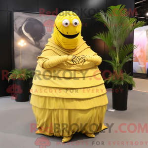 Yellow Trilobite mascot...