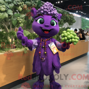 Grape maskot kostume...