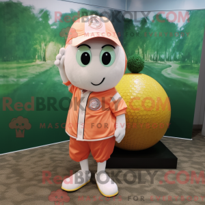 Peach Golf Ball máscara de...