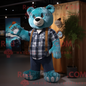 Figura de máscara de urso...